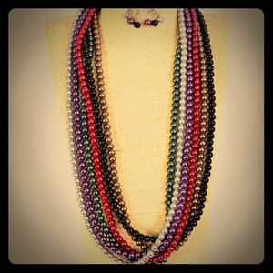 Glass Bead Jewelry Set